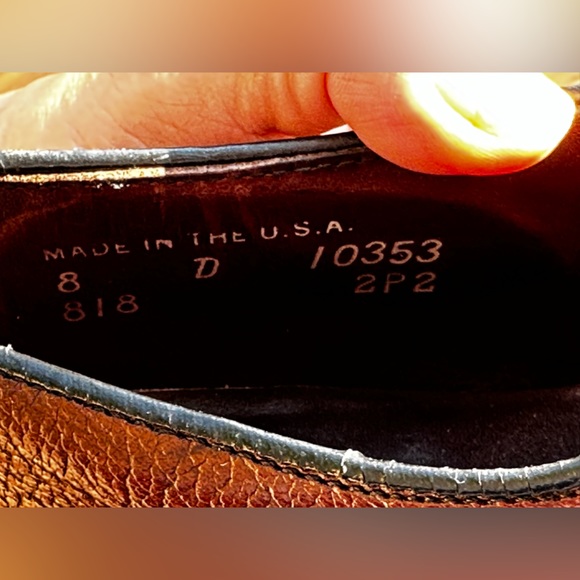 Men leather dress shoes size 8 - Picture 7 of 8